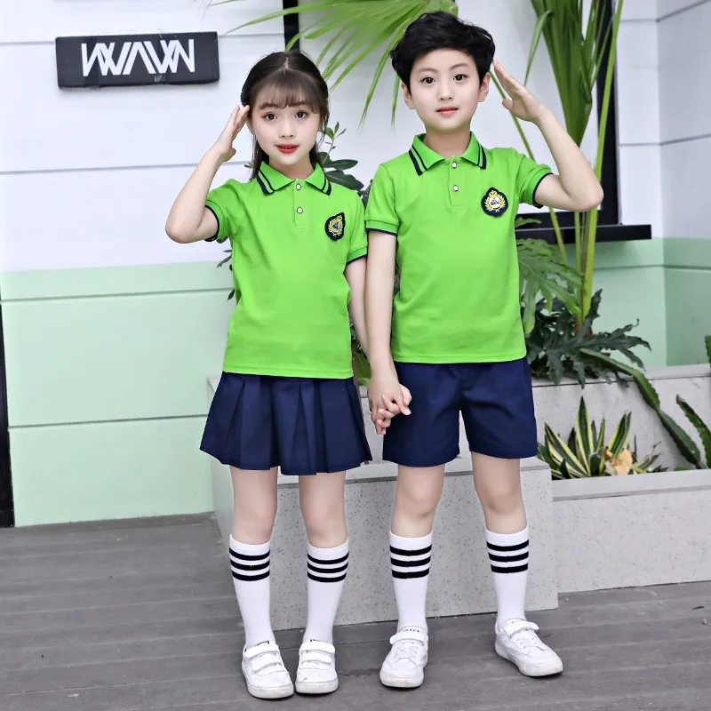 High School Uniform Oem School Uniform Summer Boys Girls Sports Suits For Primary School