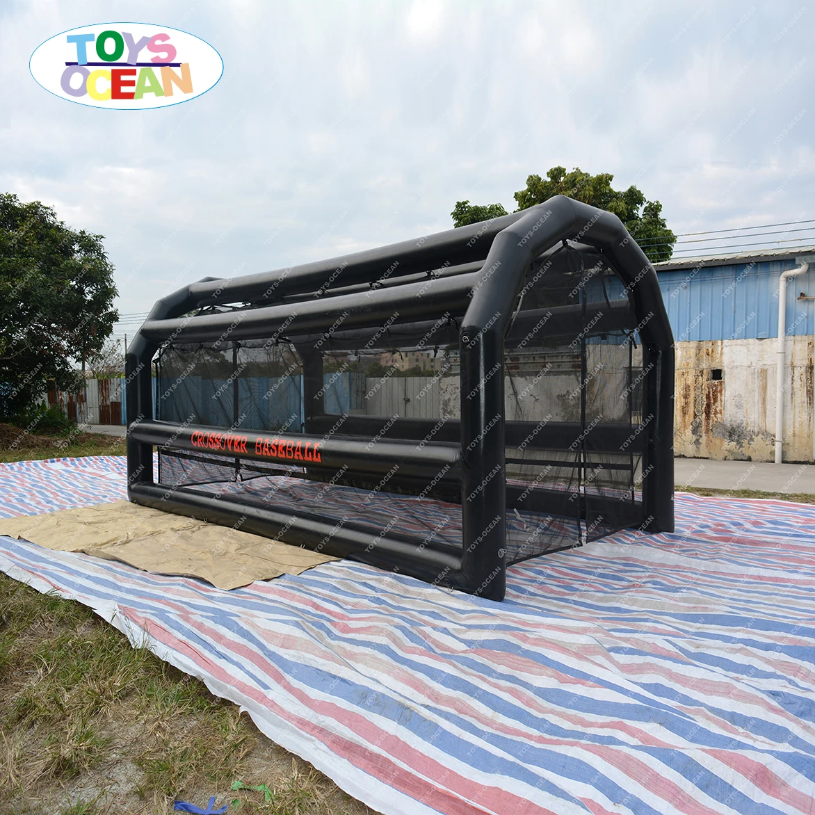 Mini Inflatable Baseball Batting Cage With Nets Inflatable Baseball