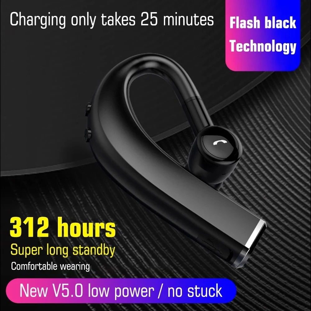 F680 Wireless Headphones Mini Smart Bluetooth 5.0 In-Ear Headset with Mic Handsfree Earbuds Fast Charging Compatible - ANKUX.COM