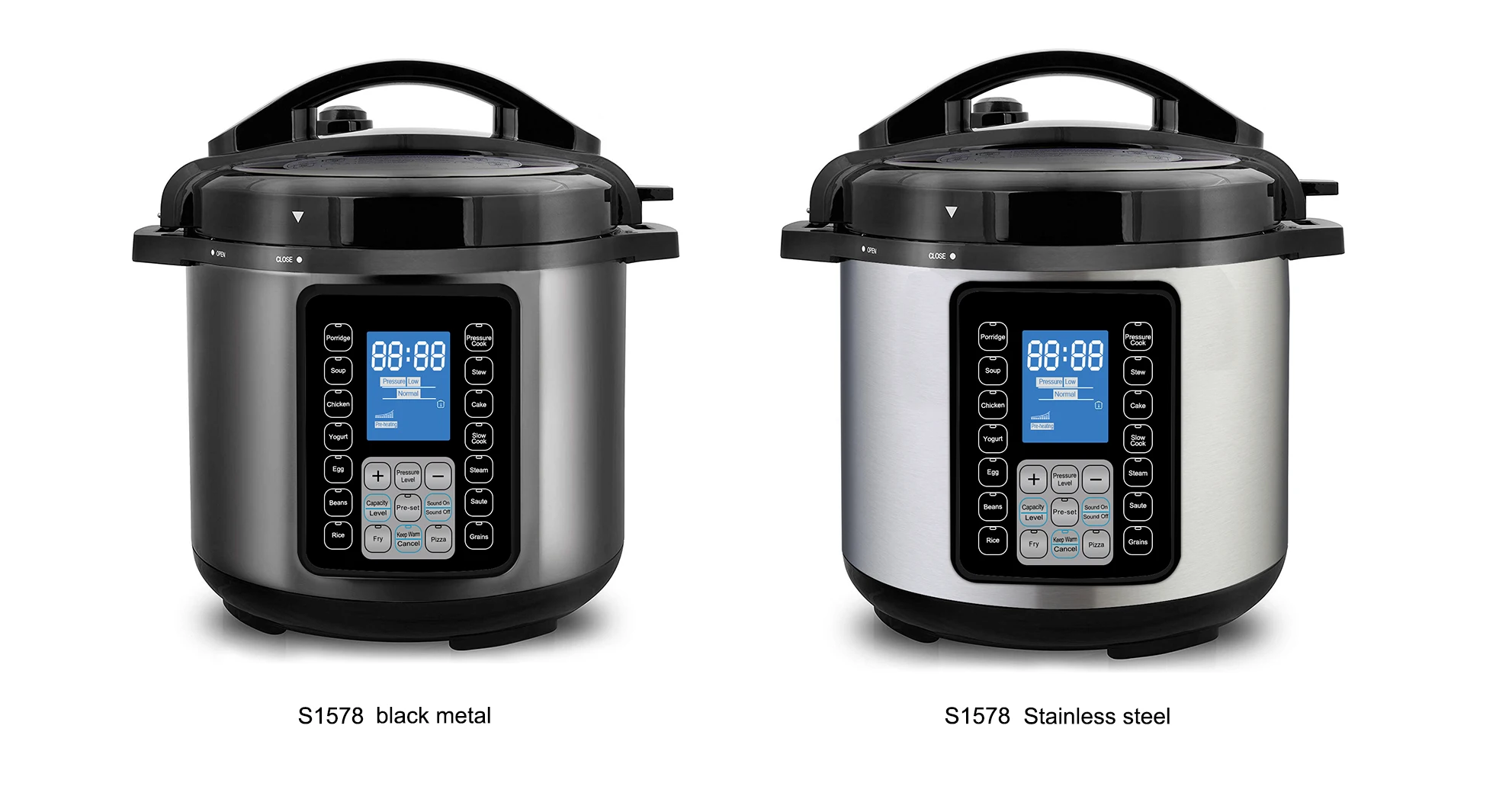6l Electric Pressure Cooker 10 In 1 Rice Cooker Hot Pot With Tempered