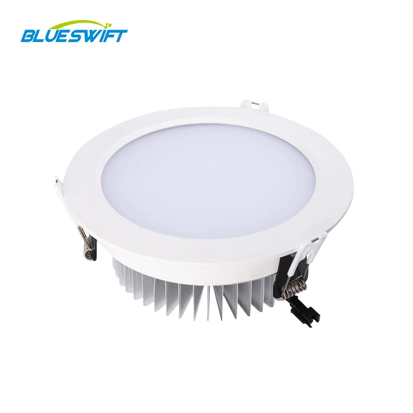 Plastic downlight cover Led trimless recessed downlight soffit lighting