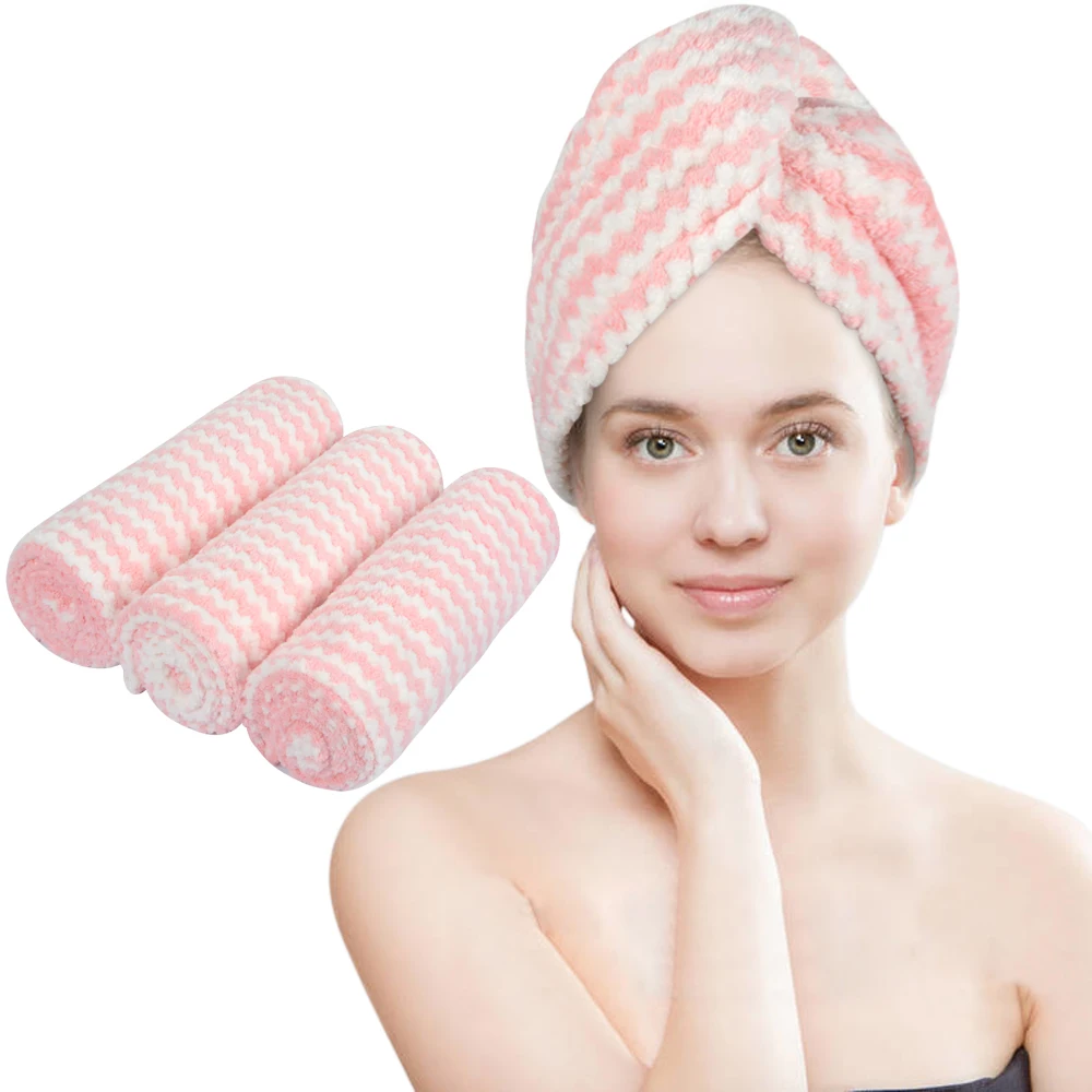 High Quality Microfiber Quick Dry Hair Turban Microfiber Hair Towel