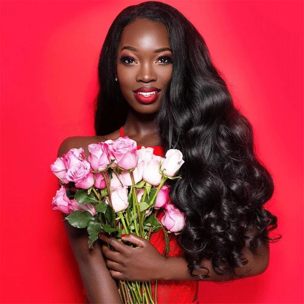 100% human hair frontal wig pre plucked hairline