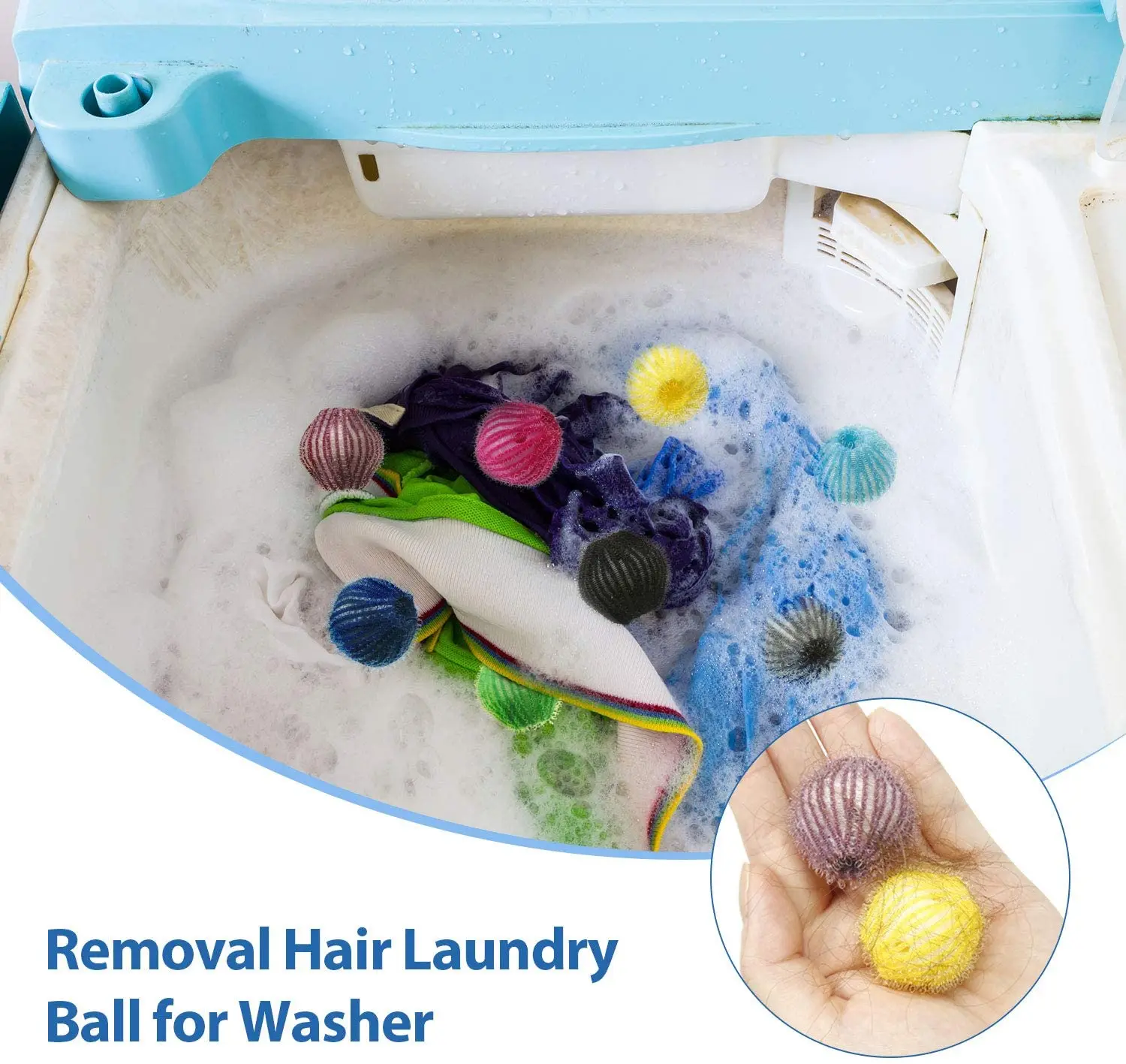 Wholesale Reusable Round Lint Remover Pet Hair Remover For Laundry