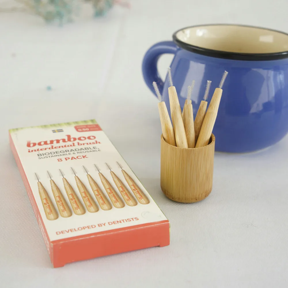 Eco Friendly Private Bamboo Biodegradable Ome Interdental Brushes