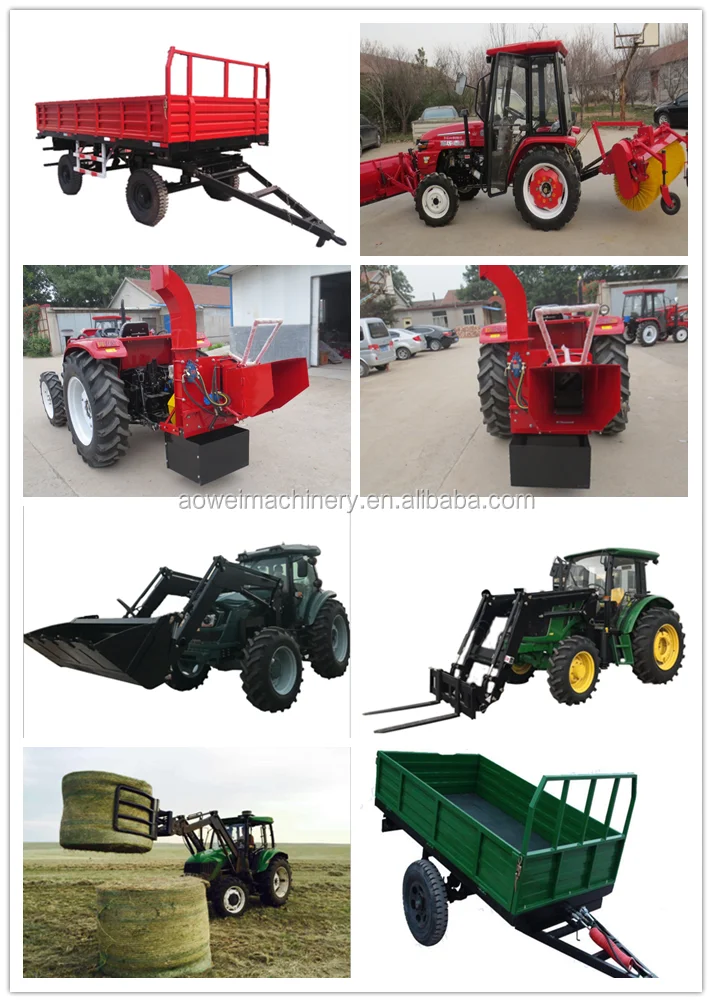4wd 80hp Farm Tractors With Cab Papaya Orchard Agricole Garden Orchard