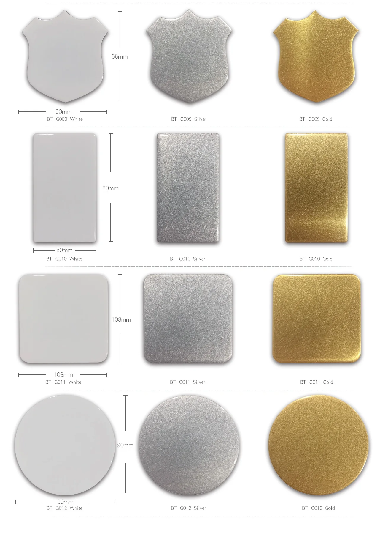 Freesub Dye Sublimation Printing Blanks Aluminum Plate Photo Panel Aluminium Fridge Sheet