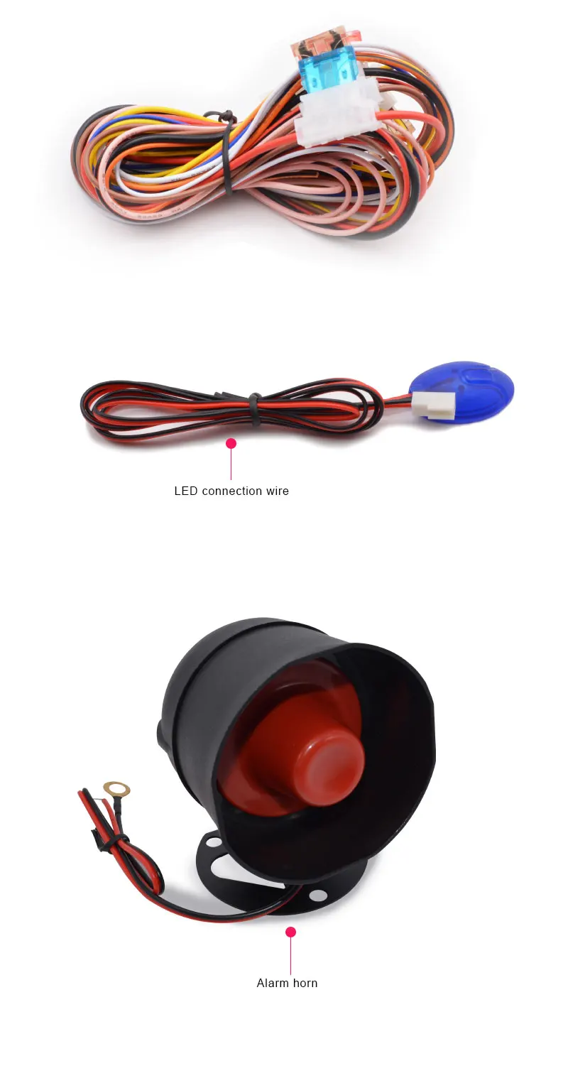 Octopus Car Alarm System Remote Alarm Start Stop Engine Button