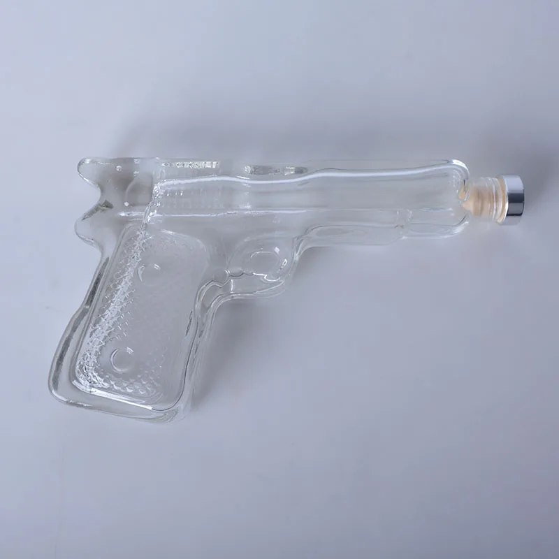 Pistol Gun Glass Wine Bottle 190ml Buy Gun Glass Wine Bottle 190ml