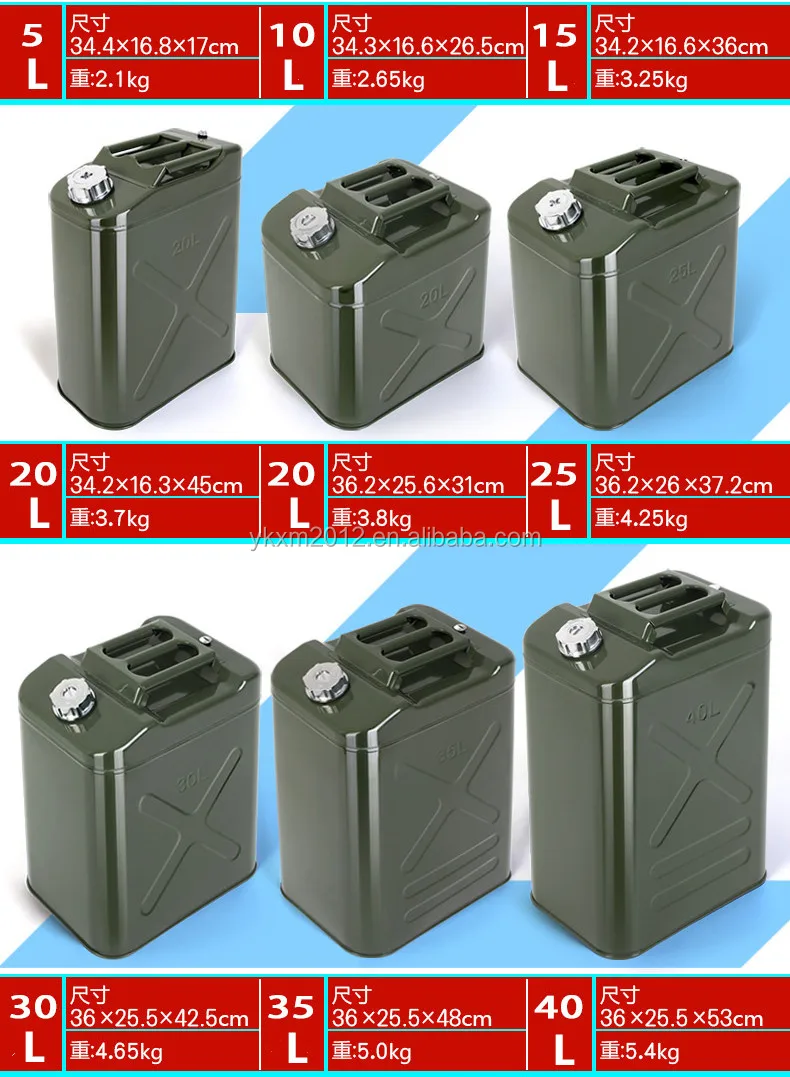 Download Professional Military Standard Green 5 Gallon 20 Litre 30 L 40l 50l Fuel Tank Petrol Diesel Gasoline Oil Jerry Can And Holder Buy Jerry Can Petrol Can 20 Litre Jerry Can Product On Alibaba Com