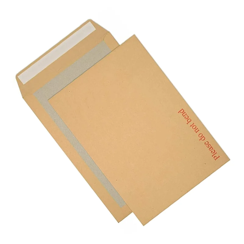 Factory Wholesale Rigid Mailer Logo Printed Please Do Not Bend Hard