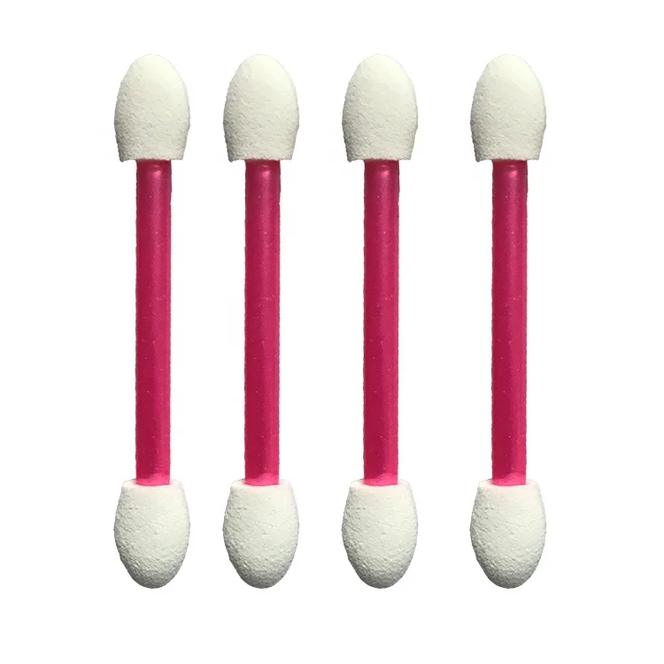 
Factory Direct Selling Cheap Disposable Double Side Eyeshadow Sponge Applicator With Foam Tip 