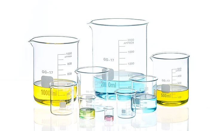 chemistry beaker laboratory glass beaker glass 250 ml glass beaker 2000 ml capacity