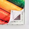Popular polyester 100% polyester warp knitting textile fabric display silk screen textile printing flag fabric stormflag fabric