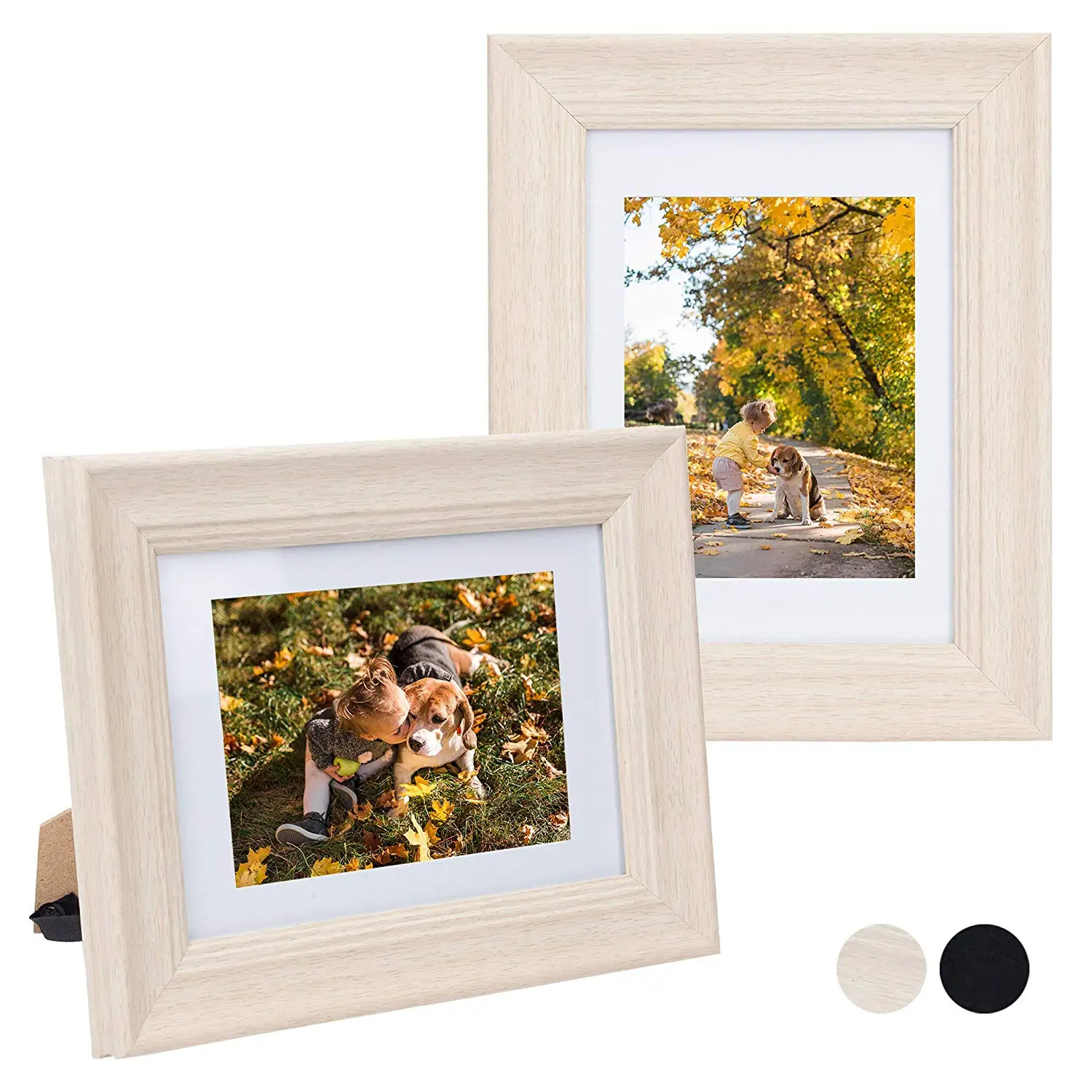 Rustic Wooden Square Picture Frames 8x8 Set Of 2100 Natural Solid