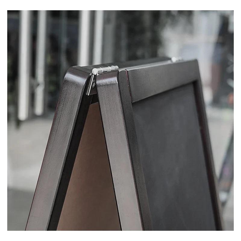 Hot Selling Wooden Chalkboard Signs Double Sided Chalkboard Custom A