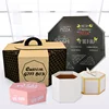 Factory Direct Craft Package of 8 Hexagon Shaped Paper Mache Boxes with Lids for Crafting, Storing and Creating