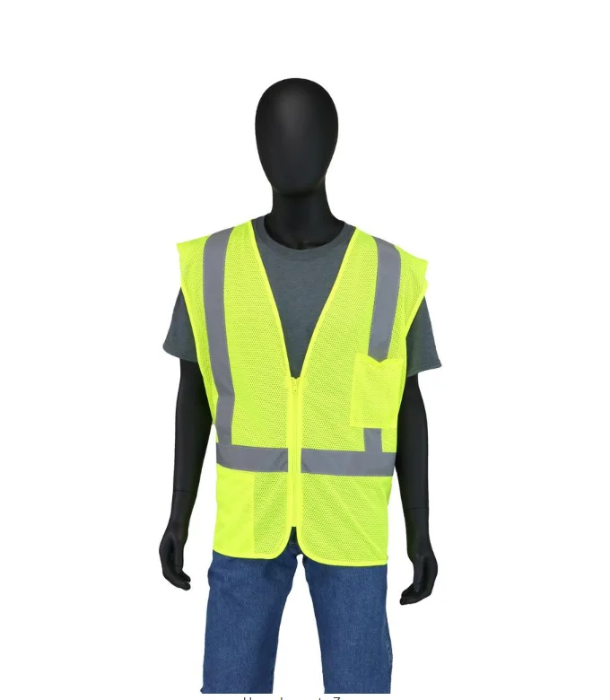 Customized High Visibility Reflective Mesh Safety Vest - KingCare | KingCare.net