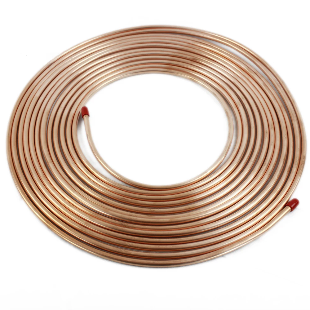 1/4 Ac Copper Tube Coil /air Conditioner Copper Pipe Roll / Tubing Coil