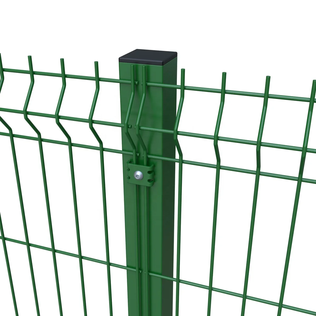 pvc coated galvanized construction steel iron welded bending wire mesh panel security fence-1