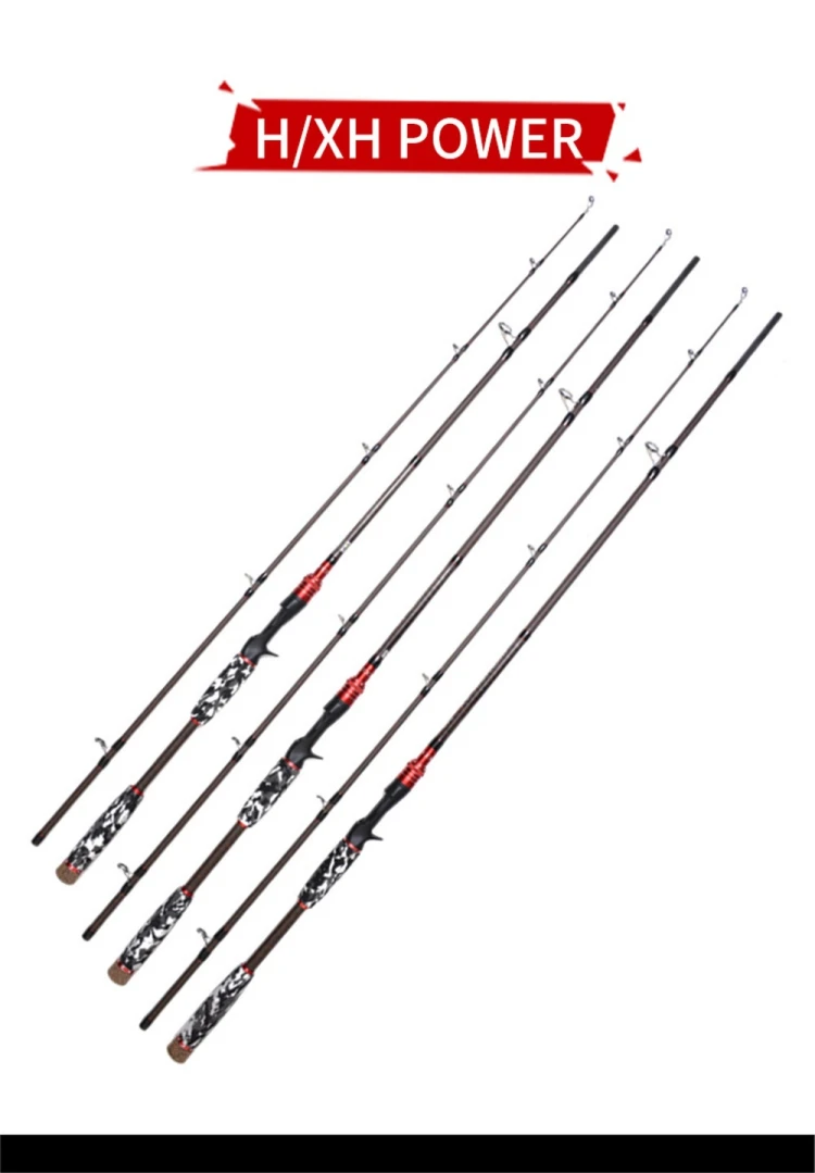 Wholesale Price Super Hard H/xh 2.1m 2.28m 2.4m Carbon Baitcasting