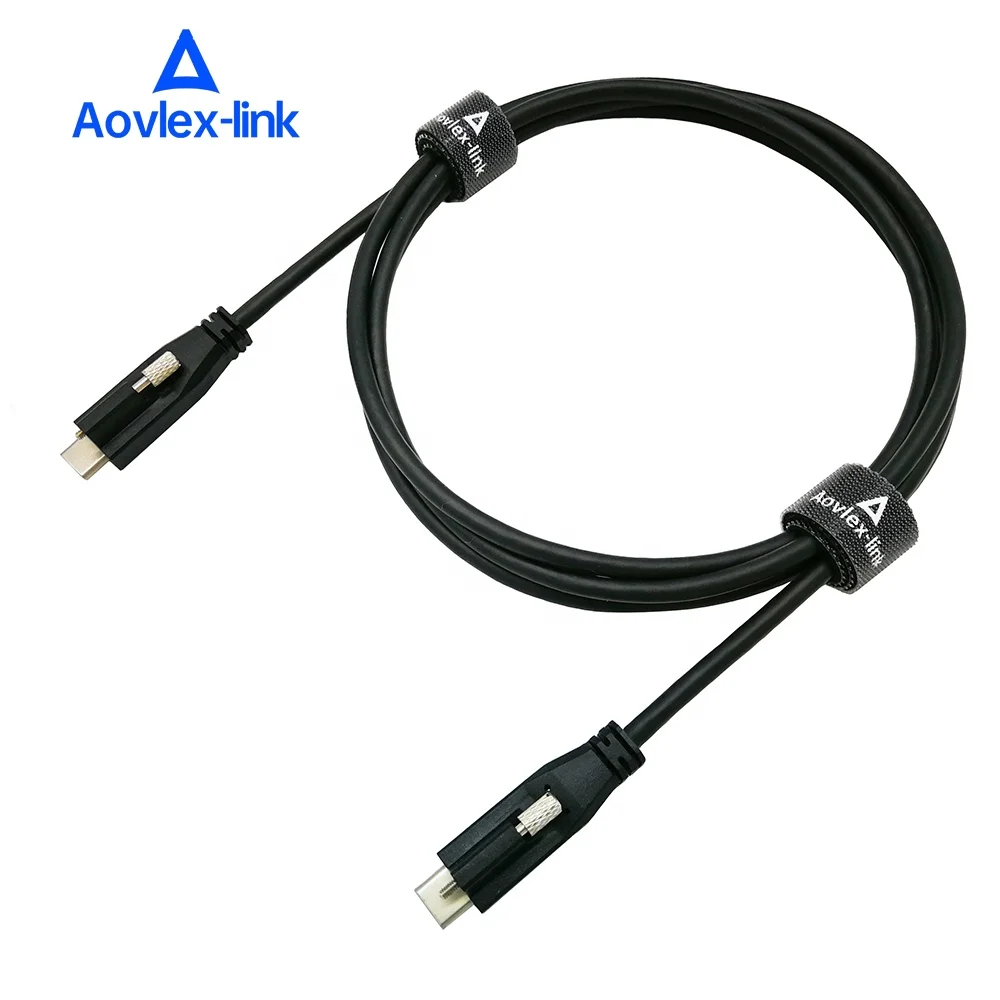 Usb 3.1 Typec Male To Male Cable With Locked Single Screw Industrial Camera Usb3 Vision Cable