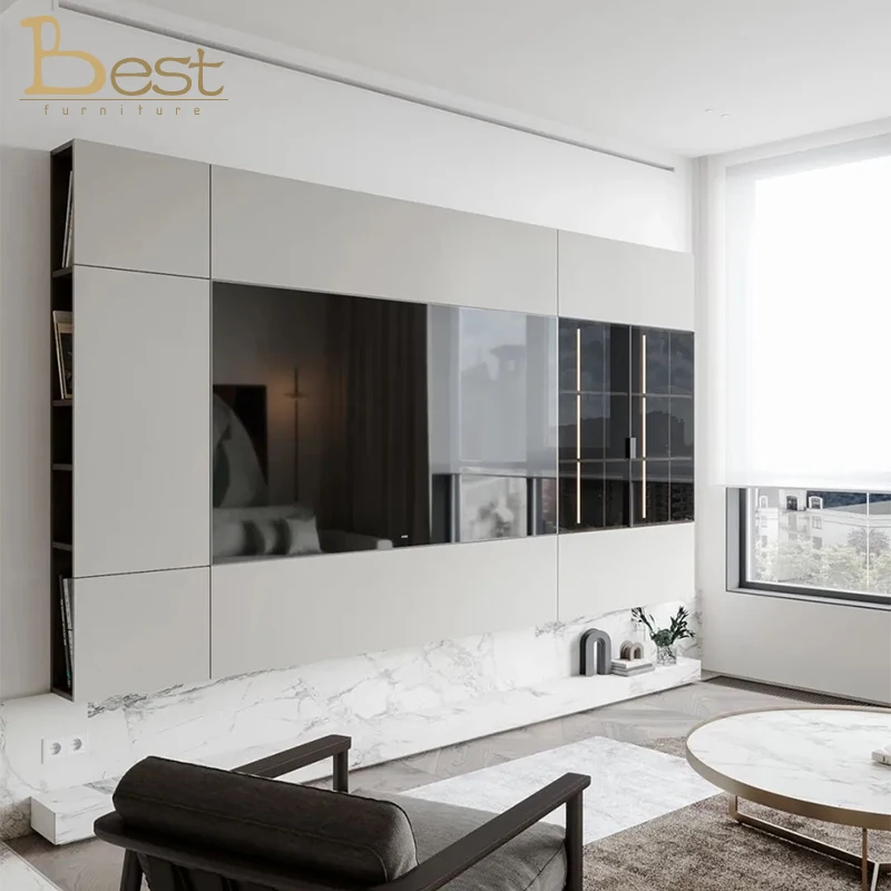 Modern Luxury Design Living Room Tv Wall Buy Tv