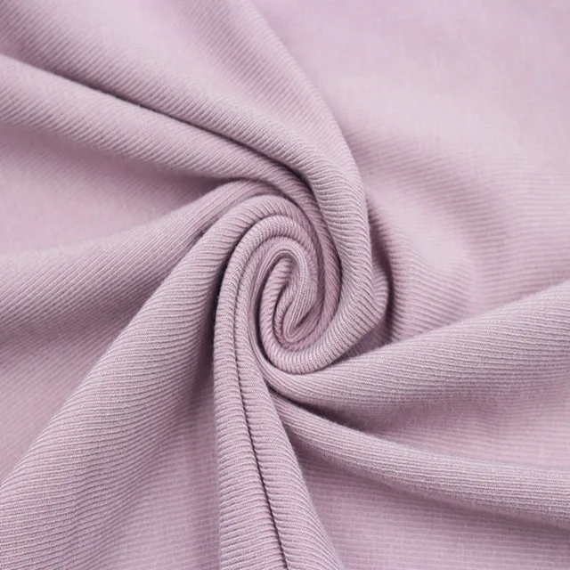 
high quality 92%rayon 8%spandex stretch ribs knitted fabric textile 