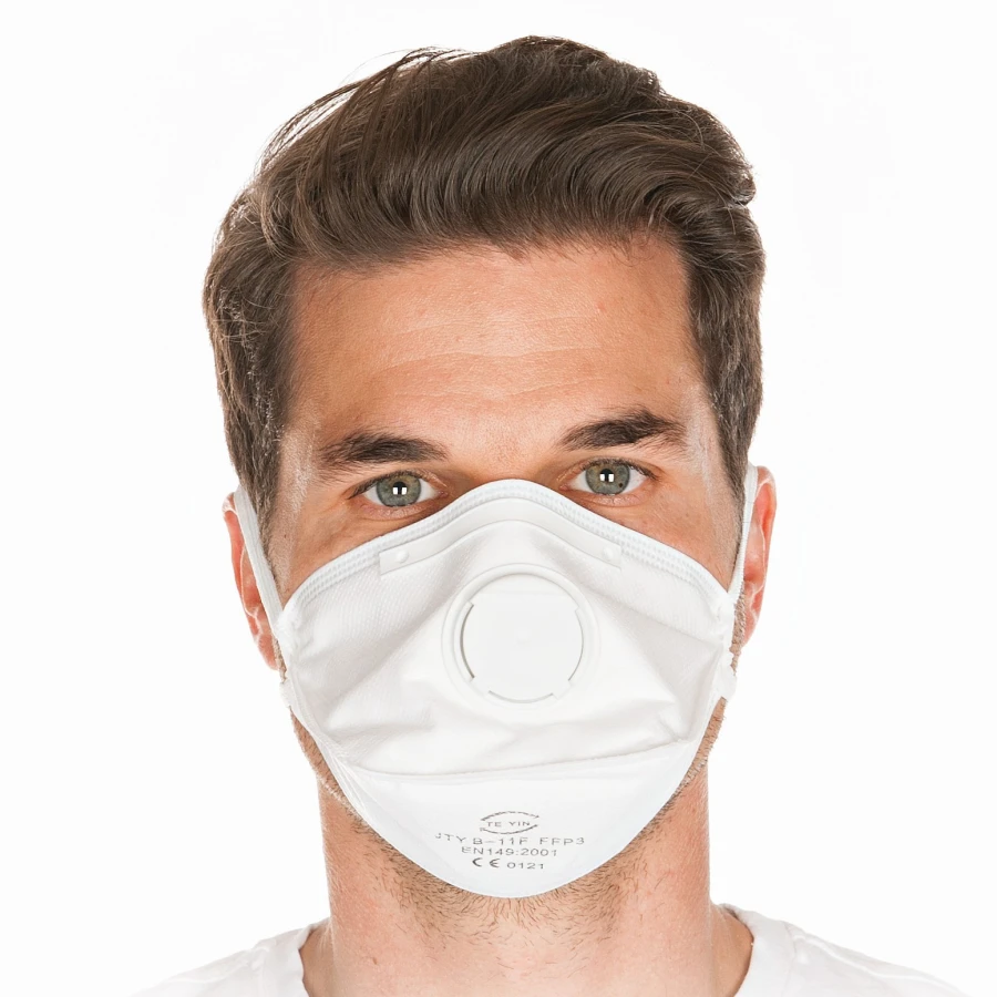 ffp3 nr respirator mask with valve foldable- mask for higher