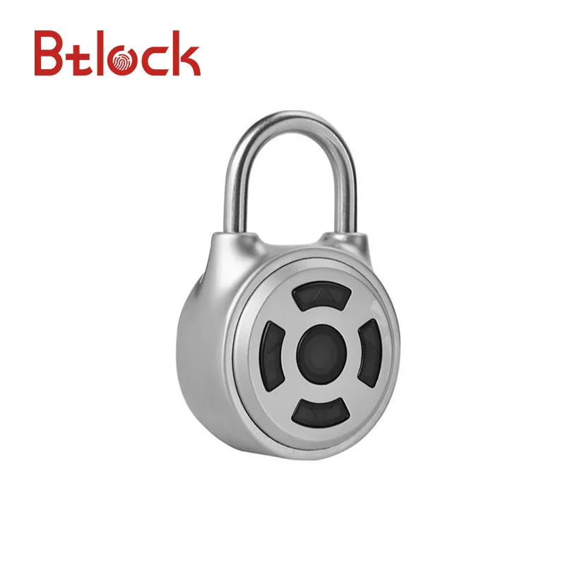 
Smart Biometric Fingerprint Padlock Small Aluminum Bluetooth Padlock With Fingerprint Reader 