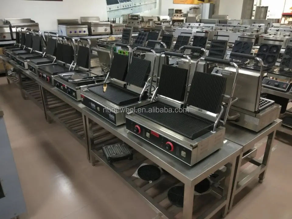 Gh600d Mirror Surface Commercial Stainless Steel Electric Flat Griddle
