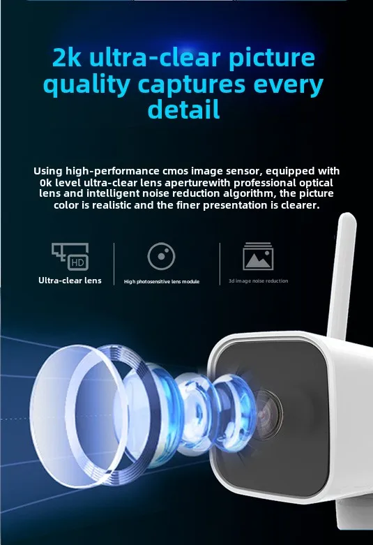 Cloudbirds V360pro Outdoor Waterproof 4G WIFI Battery-Bulb-in IP66 Most Stable Dual Rotating Mounted Camera CMOS Cloud