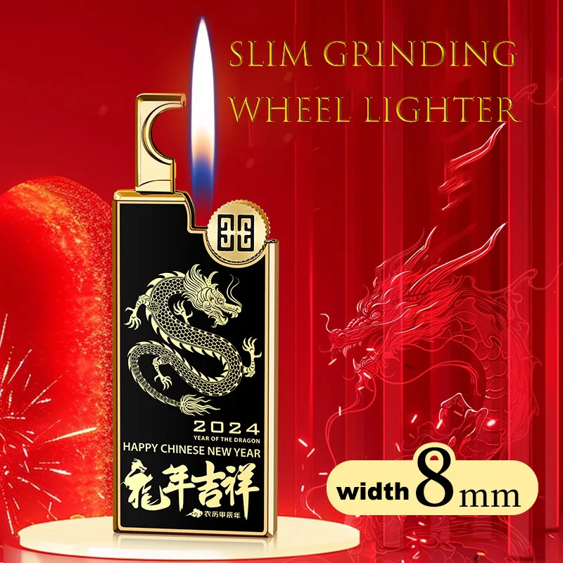 db 1579 cigarette lighter grinding wheel lighter with recycle gas and can be customized with logo butane lighter-2
