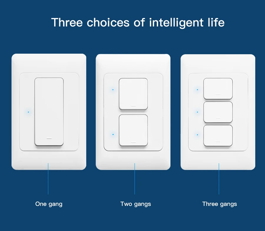 Pre-sale Zemismart New Design Zigbee 3.0 Wall Push Light Switch SmartThings Control US AU Physical Switches 3 Gangs - ANKUX.COM