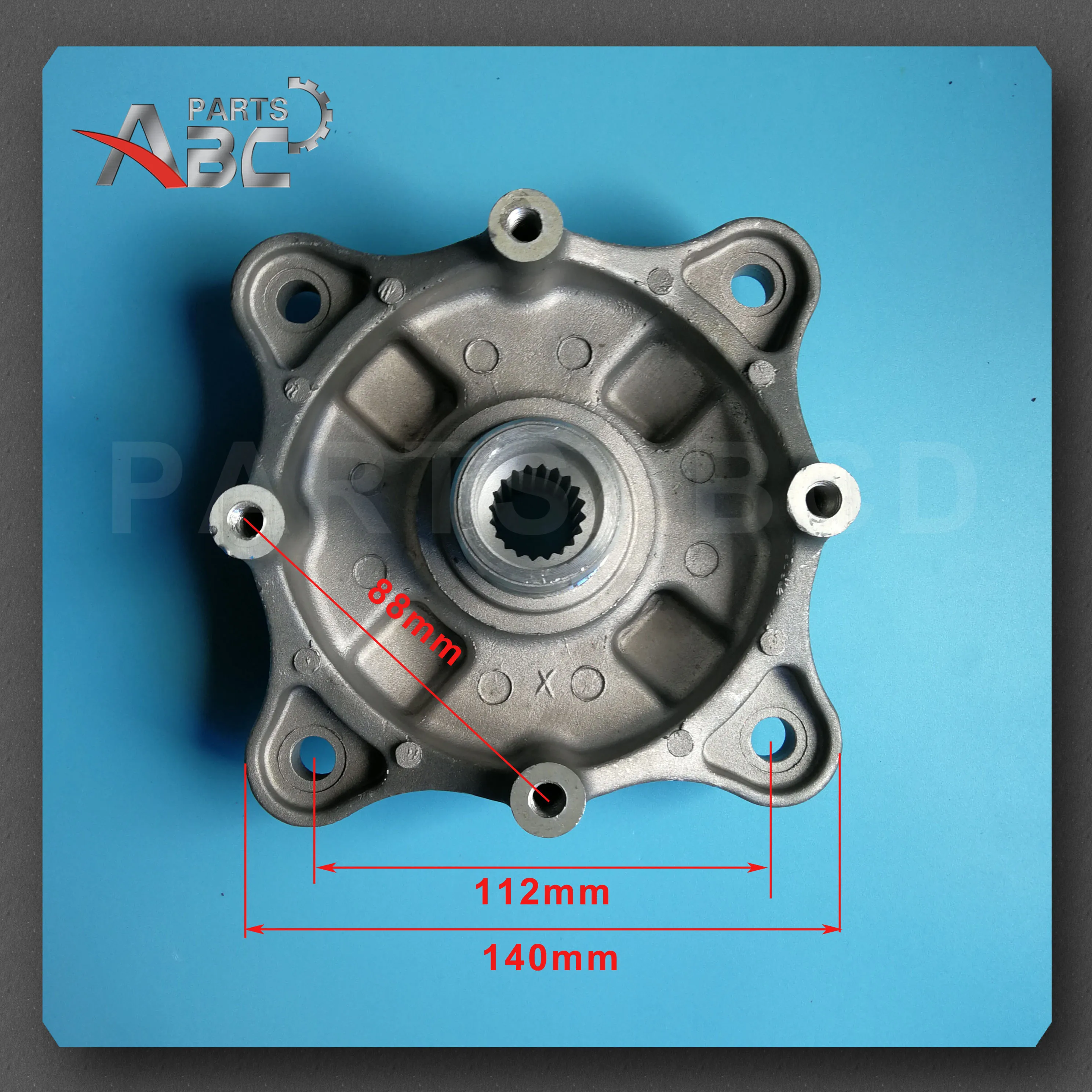 4x4 Front Wheel Hub B For Bu Yang 300cc ATV Quad