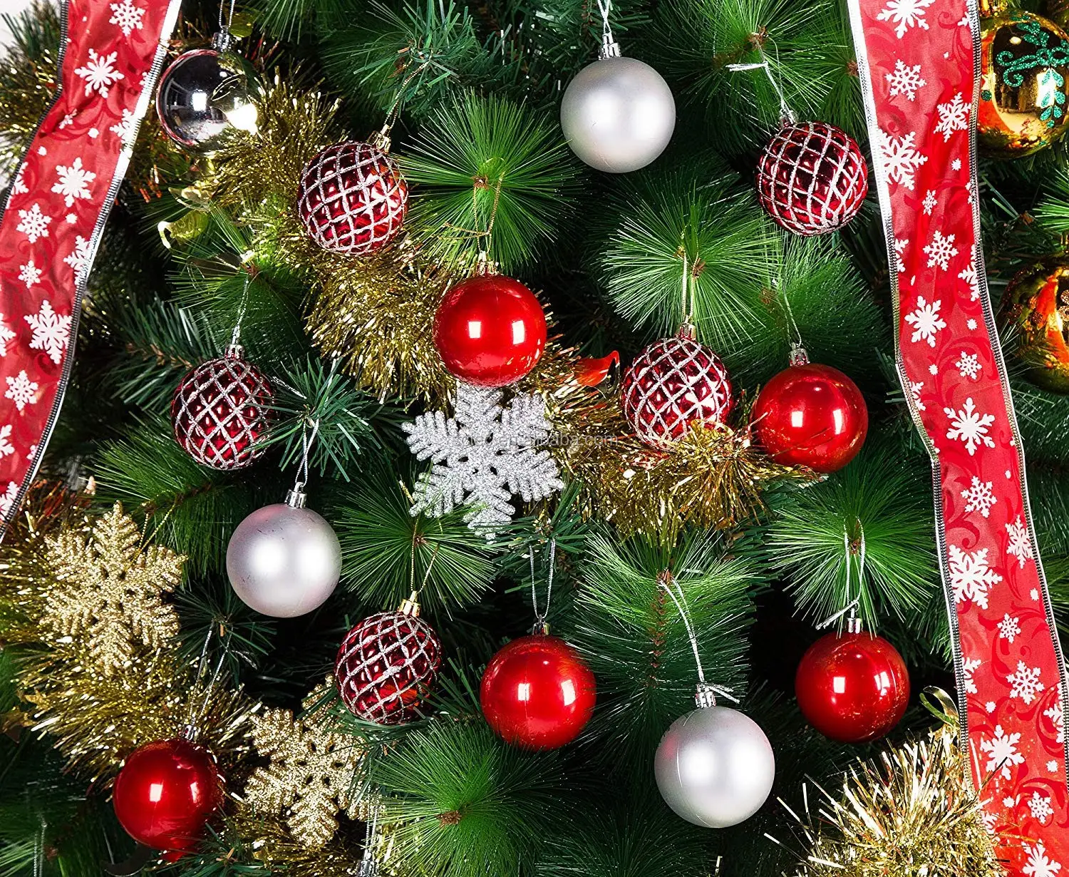 60毫米厘米圣诞球挂件圣诞树玻璃球装饰品圣诞装饰树党家居装饰