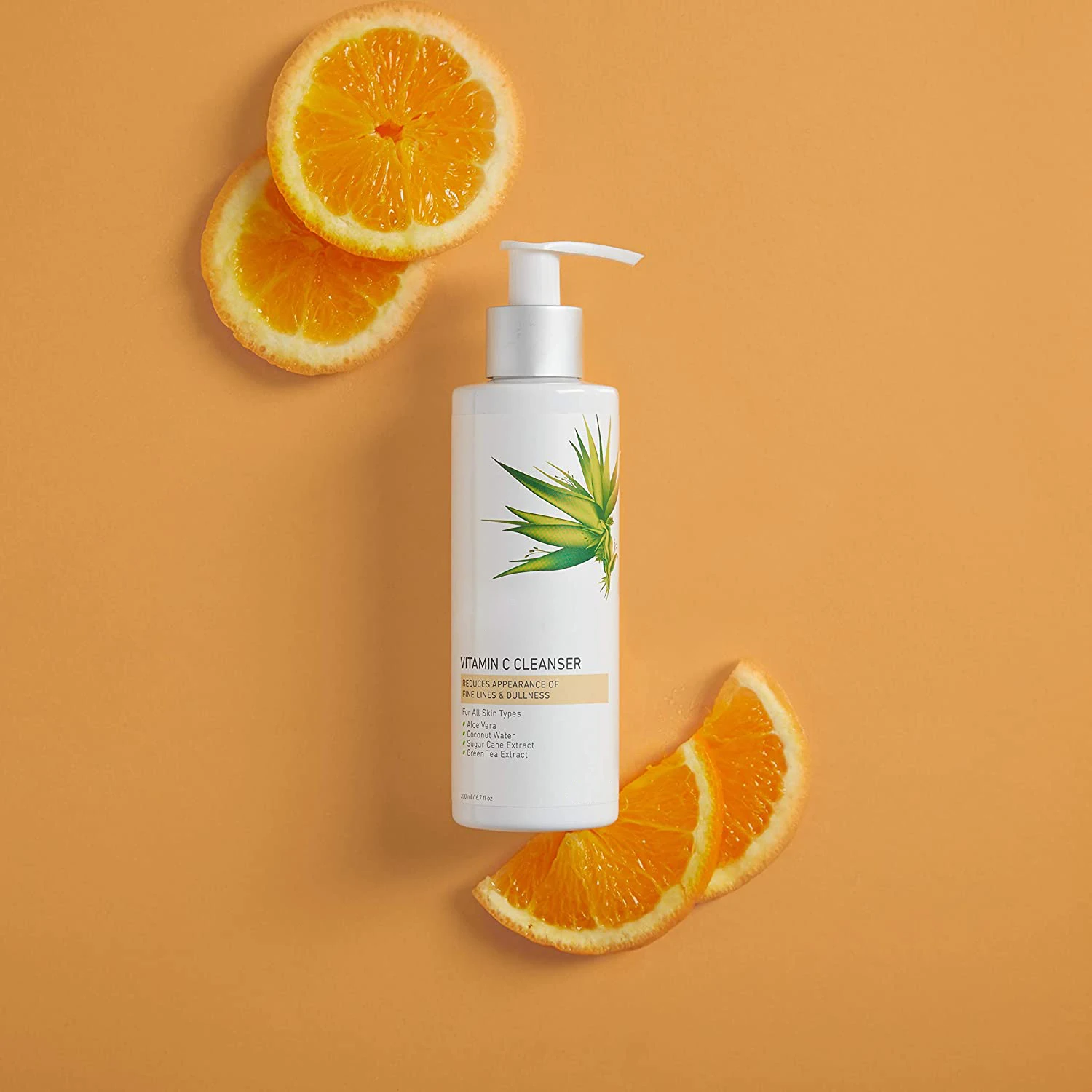 Private Label Face Wash Exfoliating Vitamin C Face Cleanser Anti Aging Clear Pores On Oily For