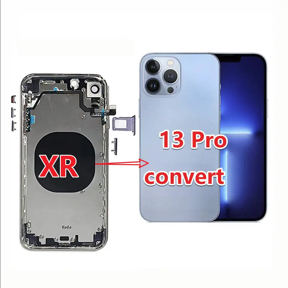 【2台セット】iPhone 13 Pro / iPhone XR Convert iPhone XR Housing to iPhone 13 Pro and 13 Pro Max