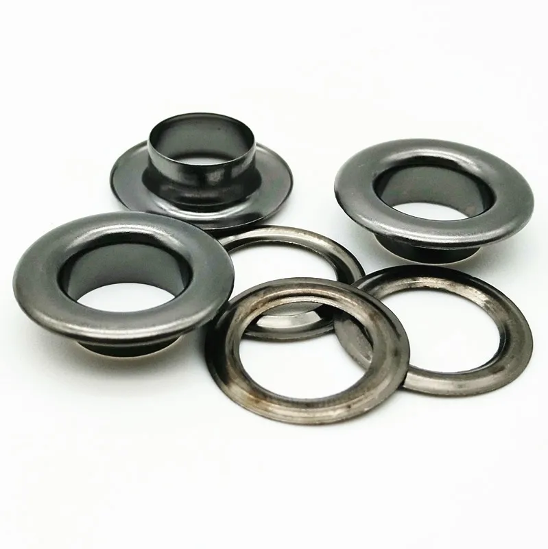 18mm Outer,10mm Inner Size Brass Eyelet In Gun Metal Color,Garment