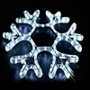 Ornament Christmas Placemat Decoration Felt Snowflake String Light With Bell
