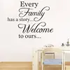 English Letter Proverbs Wall Stickers Sayings Words Removable Wall Decals Home Decor PVC Art Mural Kids Bedroom Decoration