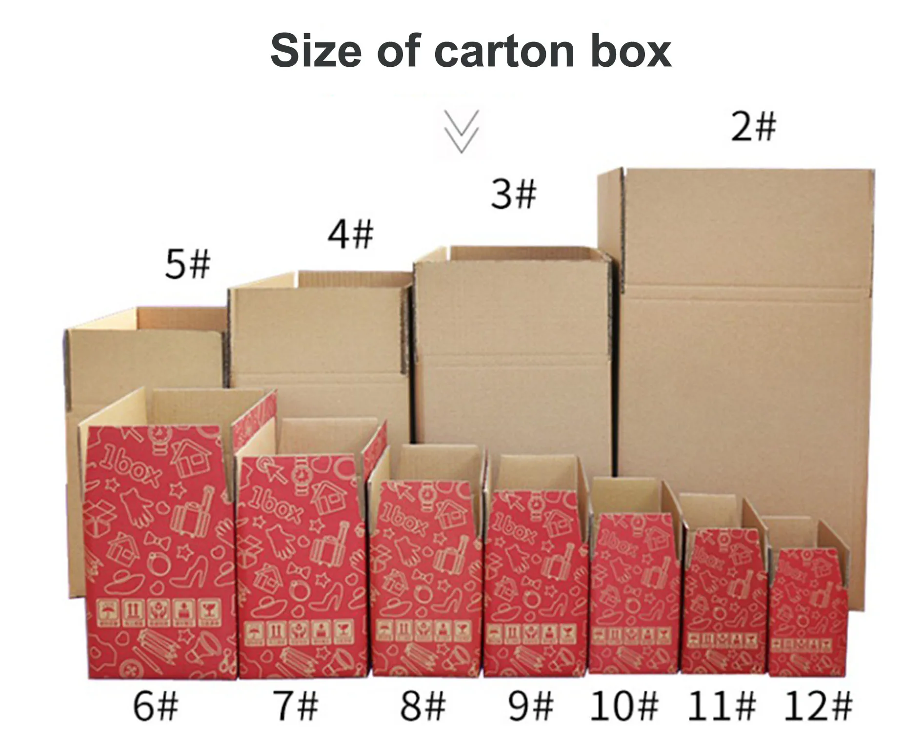 Wholesale Standard Size 3 Ply 5 Ply Corrugated Cardboard Carton Packing