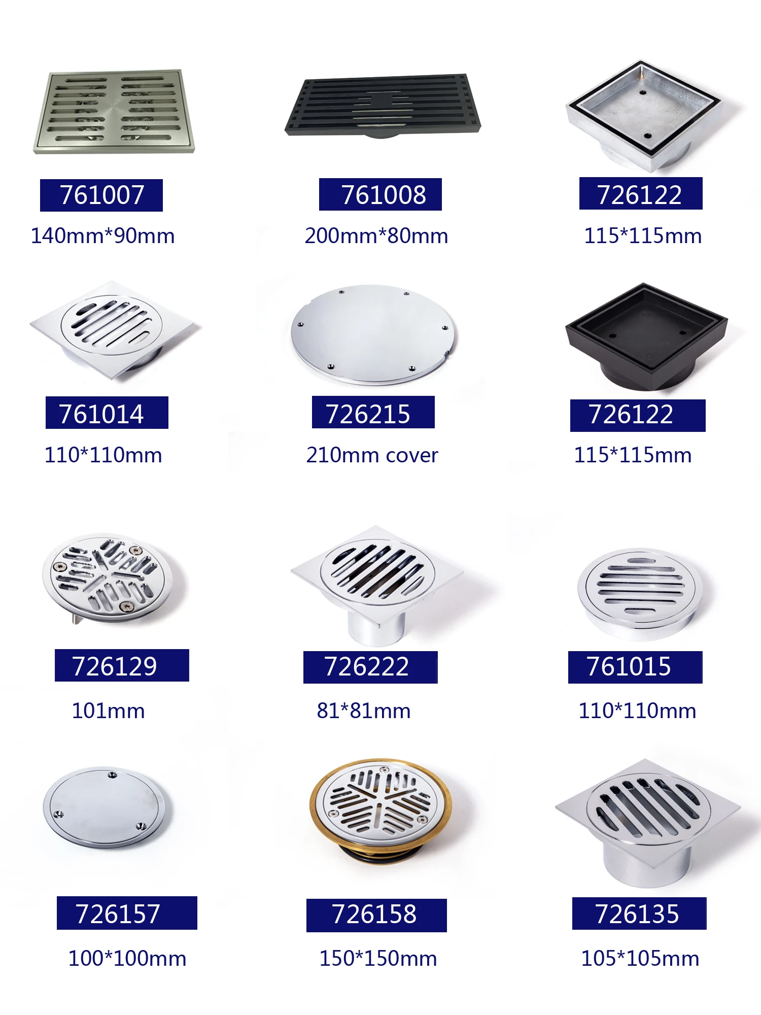 Tile Insert Square Invisible Brass Bathroom Shower Floor Drain Stand Up Shower Drain Buy 100