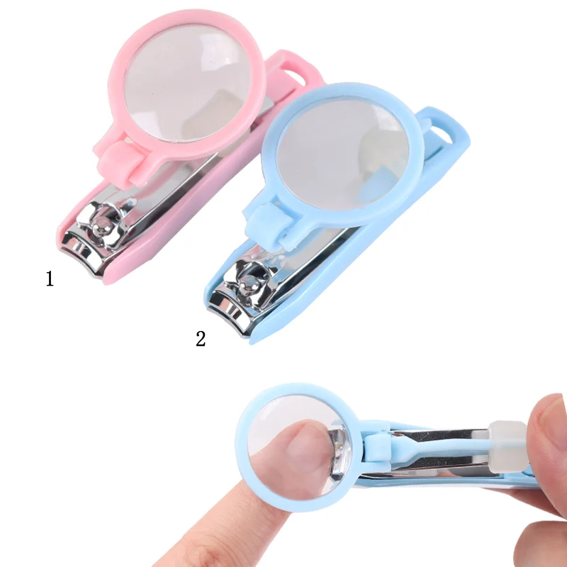 Wholesale Safety Baby Nail Clippers With Magnifier Glass Buy Nail