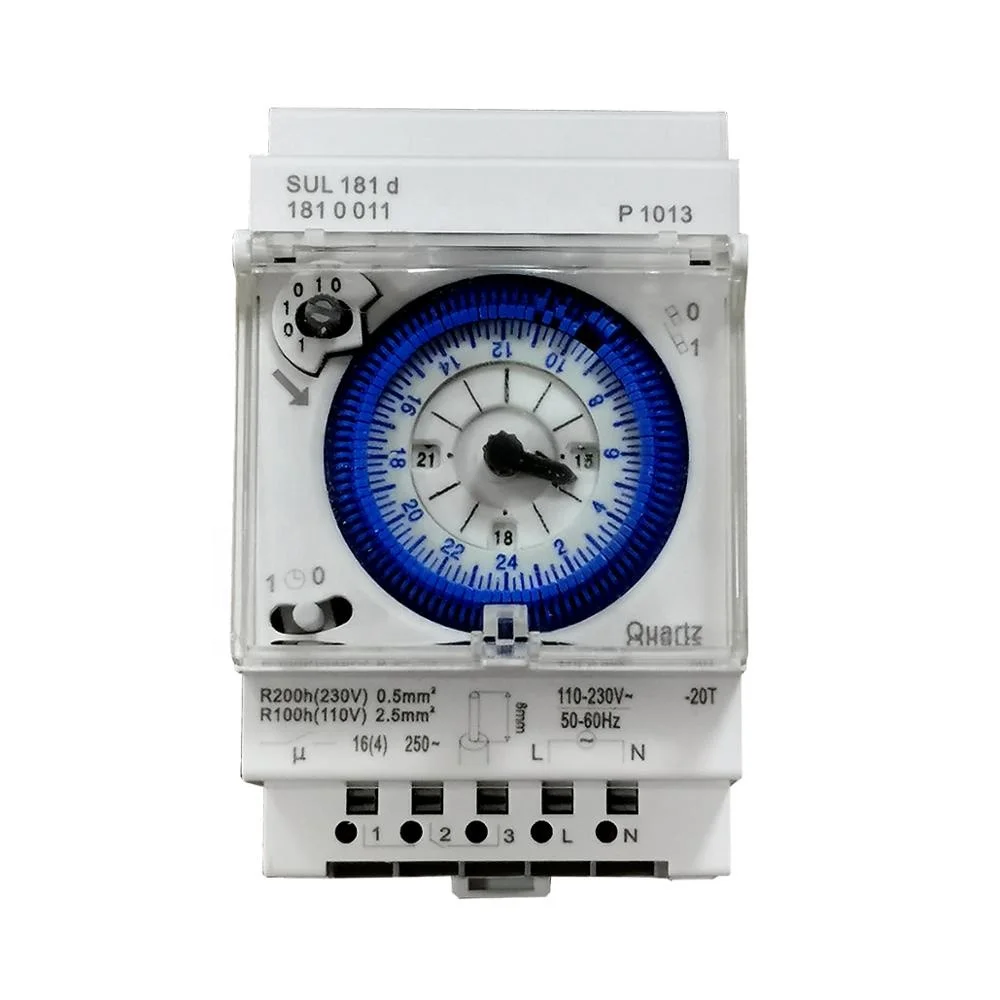 Din Rail Mounting Mechanical Module monthly Timer Switch Ningbo ...