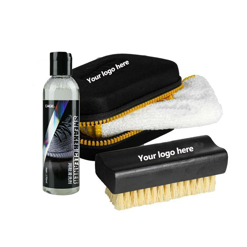 Wholesale Private Label Foam Sneaker Shoe Cleaning Kit With Soft Brush