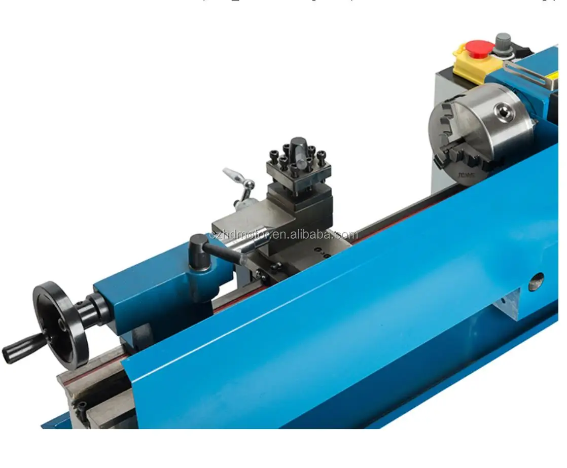 7*14 Inch Mini Metal Lathe High Speed 2500rpm 550w Variable Spindle