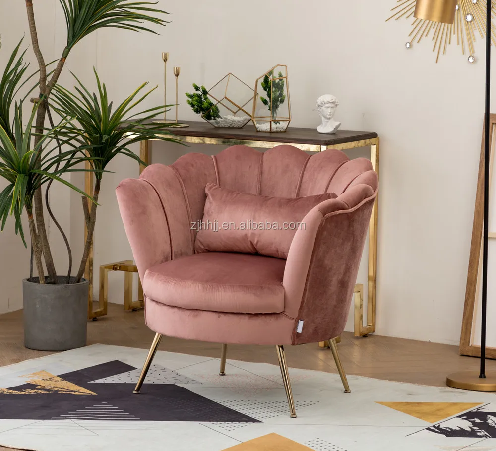 Details about   Upholstered Oyster Armchair Scallop Tub Chair Cocktail Wing Back Lotus Seat Sofa 