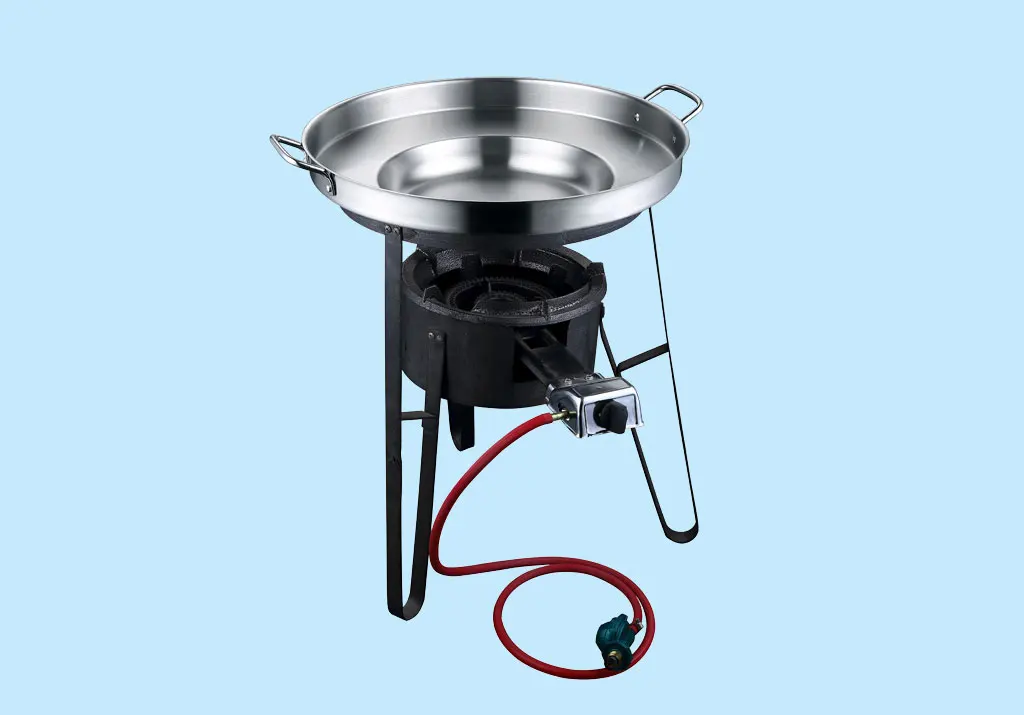 Large Mexican Style Wok Cazo Grill Fryer Chicharron Deep Frying Pan