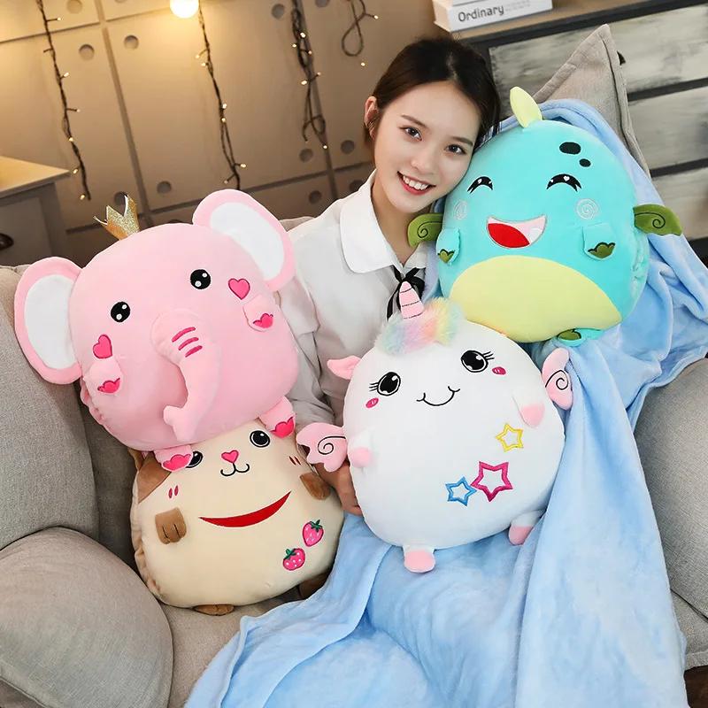 Animal Pillow Blanket 2 In 1 For Pillow And Blanket Set Buy Pillow